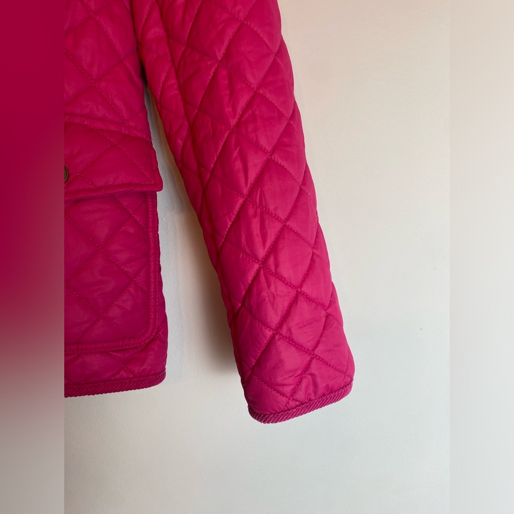 Big Girls Ralph Lauren Pink Quilted Jacket Sz Lg 12/14 - Picture 4 of 16